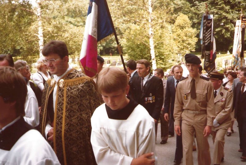 Buchenwaldgedenken 1981 Franzosen beim Festzug 800px Bild0046 2